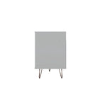 Manhattan Comfort Rockefeller 62.99 In. Metal Leg Media Cabinet Console