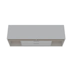 Manhattan Comfort Rockefeller 62.99 In. Metal Leg Media Cabinet Console