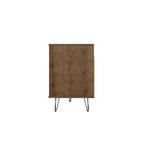 Manhattan Comfort Rockefeller 62.99 In. Metal Leg Media Cabinet Console