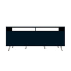 Manhattan Comfort Rockefeller 62.99 In. Metal Leg Media Cabinet Console