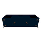 Manhattan Comfort Rockefeller 62.99 In. Metal Leg Media Cabinet Console