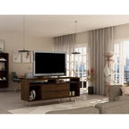 Manhattan Comfort Rockefeller 62.99 In. Metal Leg Media Cabinet Console