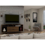 Manhattan Comfort Rockefeller 62.99 In. Metal Leg Media Cabinet Console