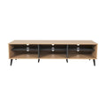 Cole TV Bench with Open Shelves, TVs up to 85 - N/A