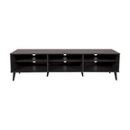 Modern TV Stand with 6 Adjustable Shelves - Supports TVs up to 85" (71")