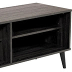 Modern TV Stand with 6 Adjustable Shelves - Supports TVs up to 85" (71")