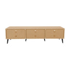 Cole TV Bench with Open Shelves, TVs up to 85 - N/A