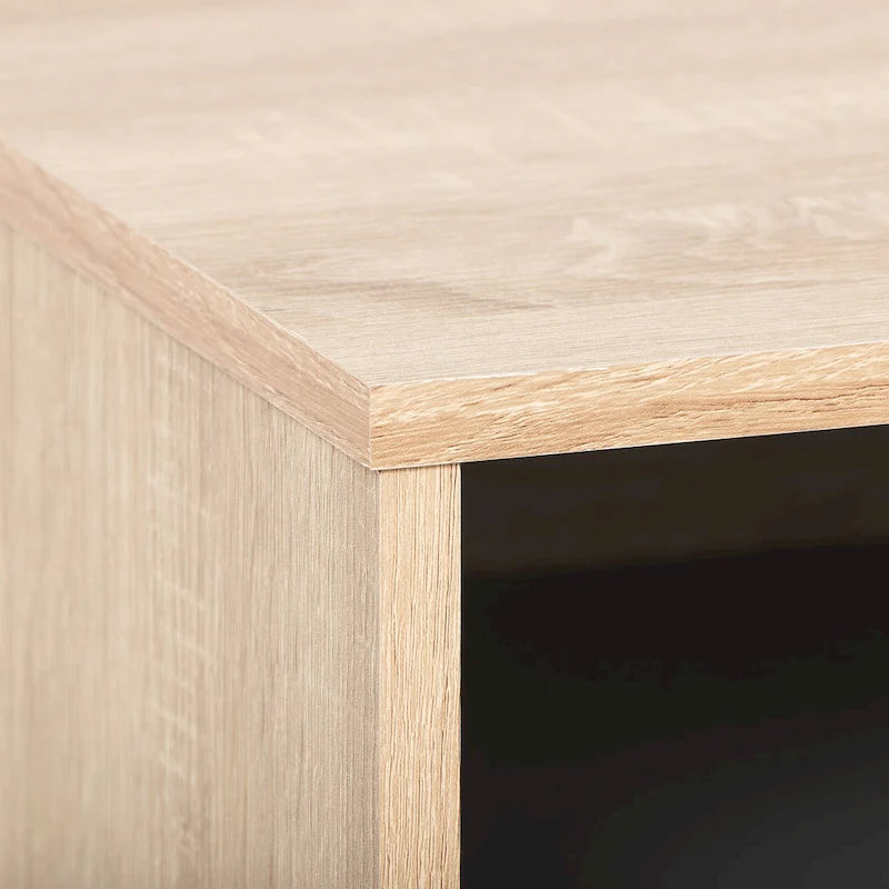 Modern TV Stand with 6 Adjustable Shelves - Supports TVs up to 85" (71")