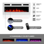 Camelia WH-EF Electric Fireplace 63 TV Stand