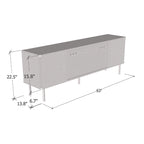 Camelia WH-EF Electric Fireplace 63 TV Stand