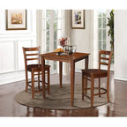 30 x 30 Counter Height Table with 2 Stools - 3 Piece Set