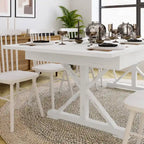 8' x 40 Rectangular Antique Rustic Solid Pine Folding Dining Table