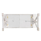 8' x 40 Rectangular Antique Rustic Solid Pine Folding Dining Table