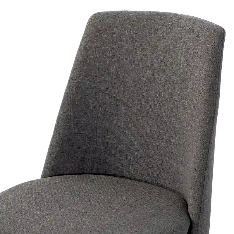 Homer Modern and Contemporary Dining Chairs Set of 2 with Metal Legs