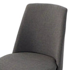 Homer Modern and Contemporary Dining Chairs Set of 2 with Metal Legs