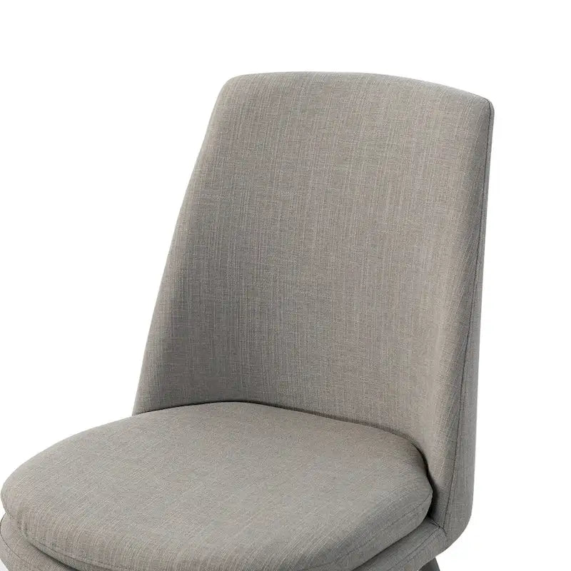 Homer Modern and Contemporary Dining Chairs Set of 2 with Metal Legs