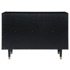 Bea Geometric Textured Glam 6-drawer Dresser