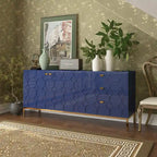 Clihome 2-Door Accent Cabinet with 3 Drawer Dressers