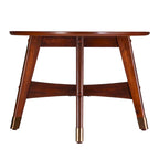 SEI Furniture Rhoda Mid Century Modern Oval Wood Coffee Table