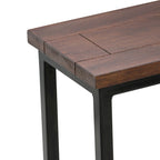 WYNDENHALL Rhonda 18 inch Wide Solid Metal Industrial C Side Table - 18 W x 10 D x 24 H