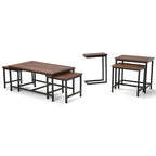 WYNDENHALL Rhonda 18 inch Wide Solid Metal Industrial C Side Table - 18 W x 10 D x 24 H