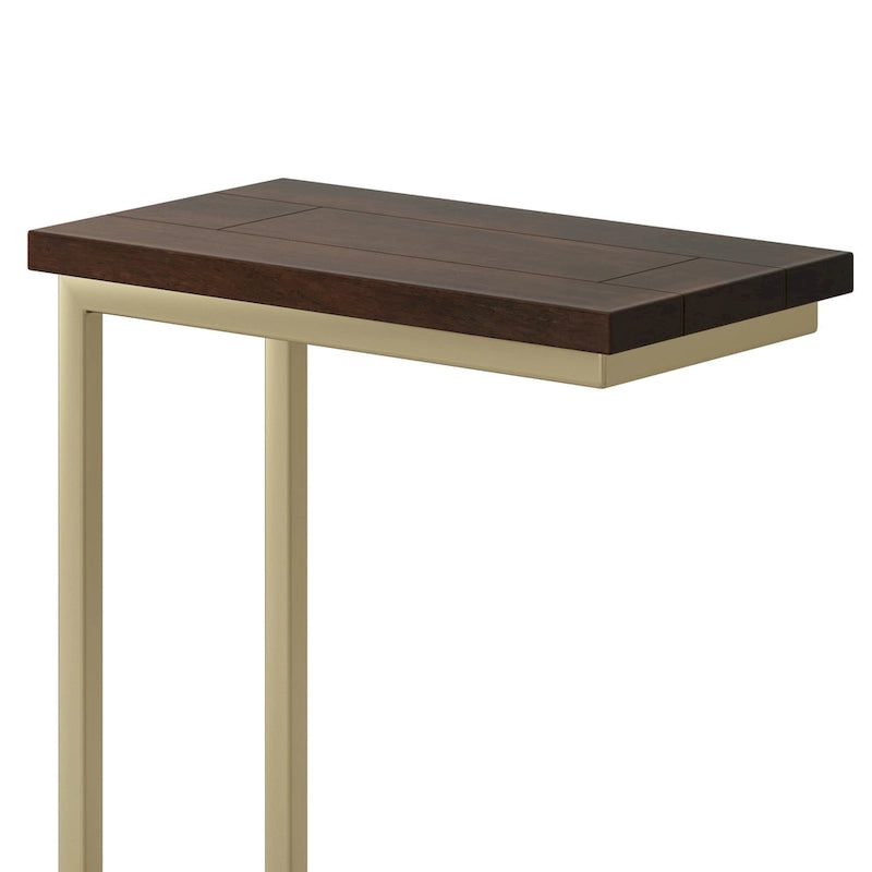 WYNDENHALL Rhonda 18 inch Wide Solid Metal Industrial C Side Table - 18 W x 10 D x 24 H