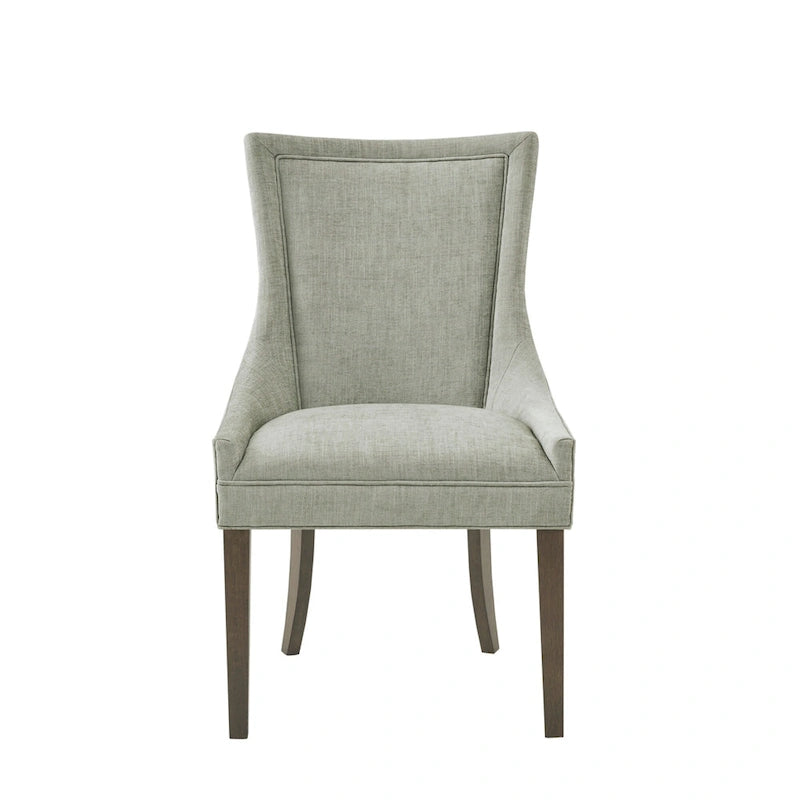 Madison Park Signature Ultra Upholstered Dining Side Chairs With Wood Legs (Set of 2)