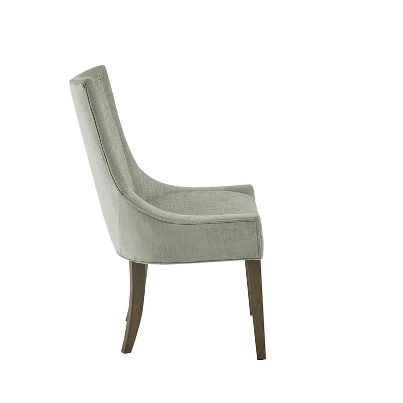 Madison Park Signature Ultra Upholstered Dining Side Chairs With Wood Legs (Set of 2)