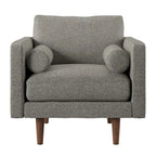 Oana Mid-Century Tapered Leg Chair with Pillows by iNSPIRE Q Modern