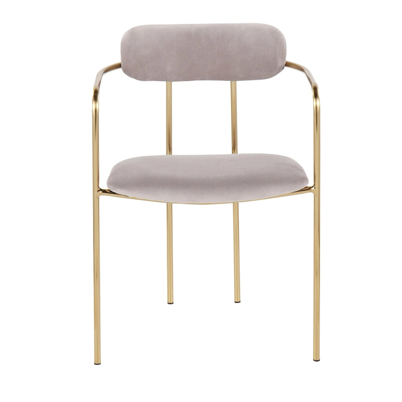 Silver Orchid Gregor Glam Velvet Chair (Set of 2)
