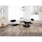 Silver Orchid Gregor Glam Velvet Chair (Set of 2)