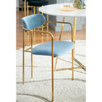 Silver Orchid Gregor Glam Velvet Chair (Set of 2)