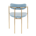 Silver Orchid Gregor Glam Velvet Chair (Set of 2)