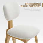 Solid Wood Dining Chairs(Set Of 2) - 21*19*33