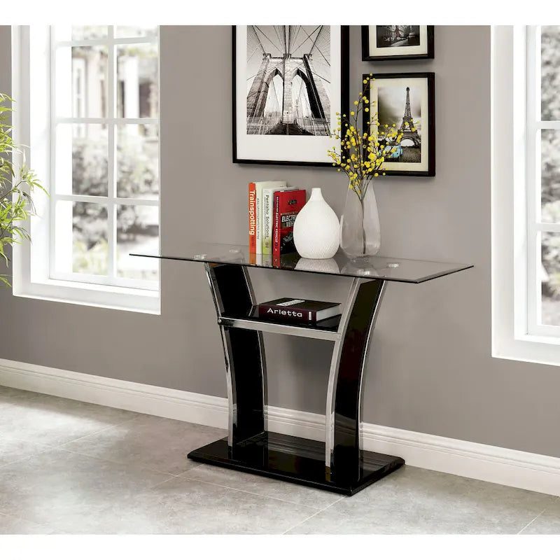 Bofi Modern 48-inch Metal 2-Shelf Sofa Table by Furniture of America