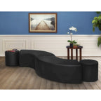 Aurora Curved Indoor Ottoman (Set of 2)