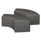 Aurora Curved Indoor Ottoman (Set of 2)