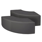 Aurora Curved Indoor Ottoman (Set of 2)