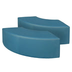 Aurora Curved Indoor Ottoman (Set of 2)