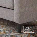 Brookside Ellen 54 Upholstered Scooped Arm Loveseat