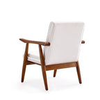 Manhattan Comfort ArchDuke Amber Faux Leather Accent Chair