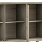 WYNDENHALL Normandy SOLID WOOD 62 inch Wide Transitional Wide Storage Cabinet - 62w x 18d x 34 h