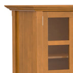 WYNDENHALL Normandy SOLID WOOD 62 inch Wide Transitional Wide Storage Cabinet - 62w x 18d x 34 h