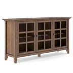 WYNDENHALL Normandy SOLID WOOD 62 inch Wide Transitional Wide Storage Cabinet - 62w x 18d x 34 h