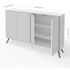 Bestar Small Space Krom 60-inch Storage Unit