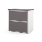 Bestar Connexion L-shaped Workstation with Lateral File