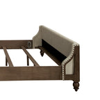 Americana Farmhouse Dusty Taupe King Shelter Bed