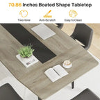 6FT Conference Table, Boat Shaped Meeting Table