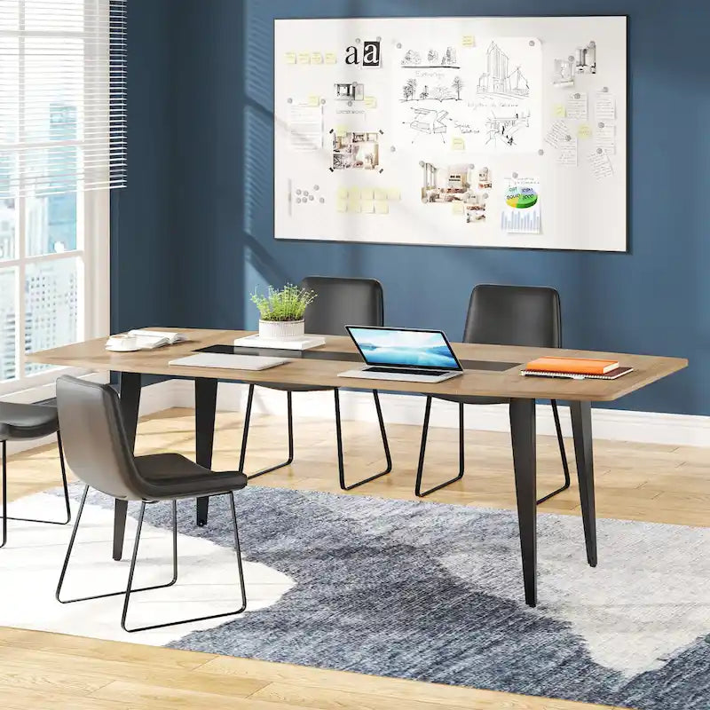 6FT Conference Table, Boat Shaped Meeting Table