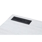 Bird Glam Metal Lift-top L-Shaped Computer Desk with USBs by Furniture of America